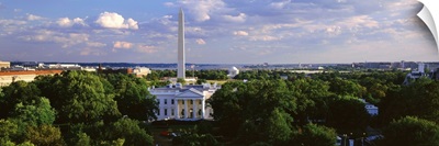 White House and Washington Monument Washington DC