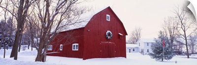 Winter Barn Ada MI