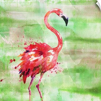 Arianna Flamingo I - Green
