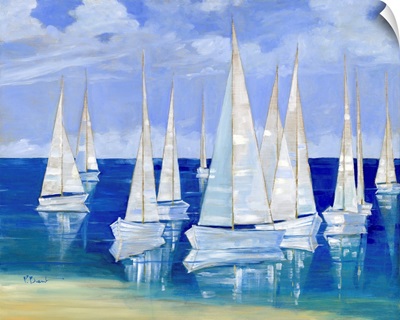 Blanco Beach Sailboats