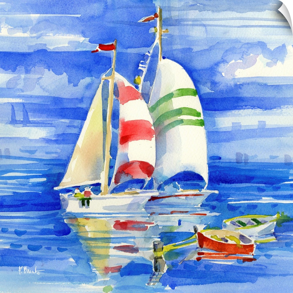 Cape Sailboats II - Square