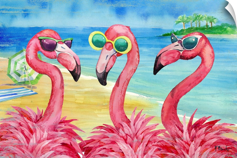 Flamingo Girlfriends Horizontal