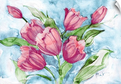 Fresh Tulips - Magenta