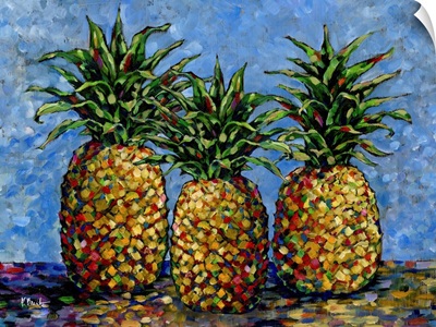 Impressions Of Pineapples Horizontal II