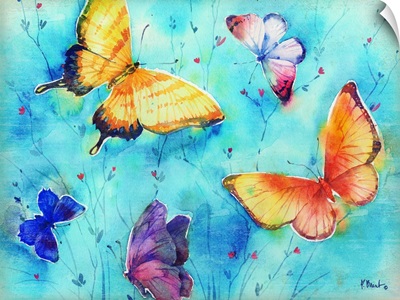 Isabella Butterflies Horizontal
