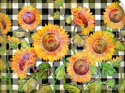 Sunflower Gingham Horizontal