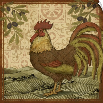 Tuscan Rooster I - Square
