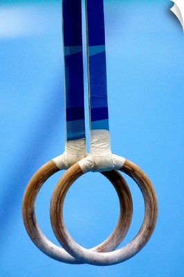 Detail of gymnastics rings