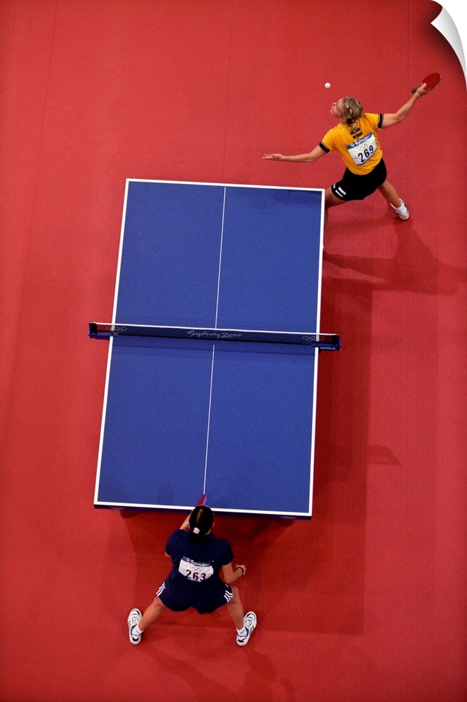 Women's Table Tennis action at the 2000 Olympic Summer Games.