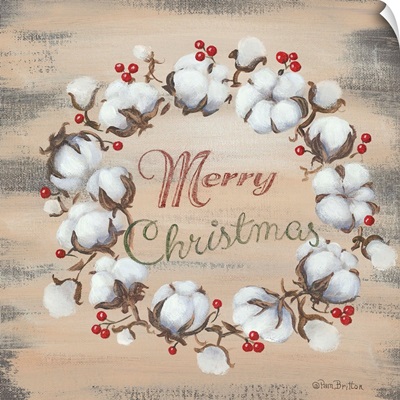 Cotton Wreath Holiday