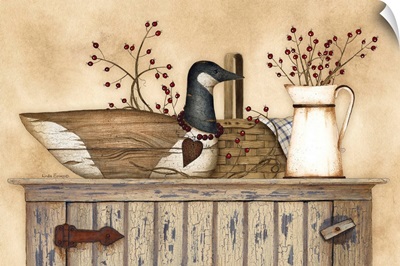 Duck and Berry Still Life