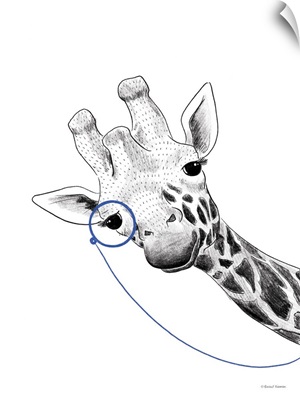 Giraffe With A Monocle