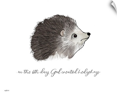 God Created Hedgehogs