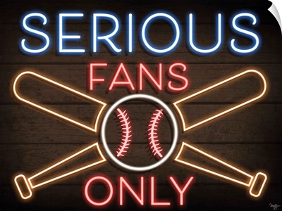 Neon Baseball Fans