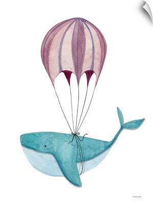 Whimsical Wale And A Balloon