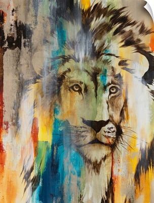Lion In Full Color