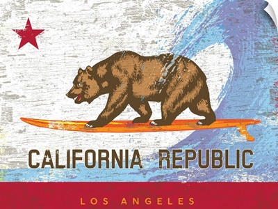 California Surf Bear Flag, Los Angeles