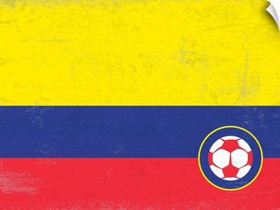 Soccer Flag, Columbia