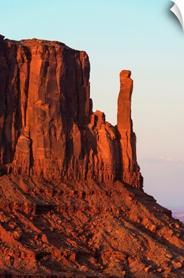American West - West Mitten Butte at Sunset