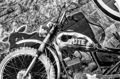 Black And White Arizona Collection - Motorbike Art