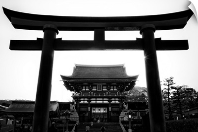 Black And White Japan Collection - Black Torii Temple