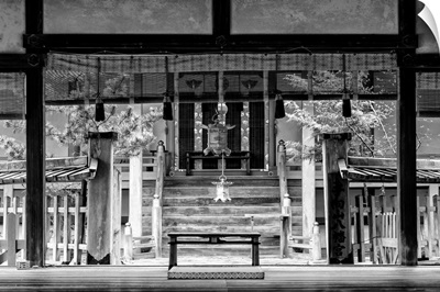 Black And White Japan Collection - Buddhist Temple