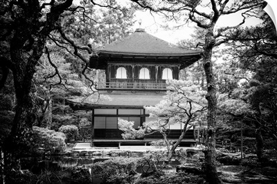 Black And White Japan Collection - Ginkakuji Temple Kyoto