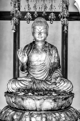 Black And White Japan Collection - Golden Buddha