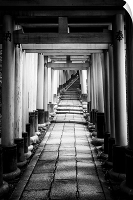 Black And White Japan Collection - Old Torii
