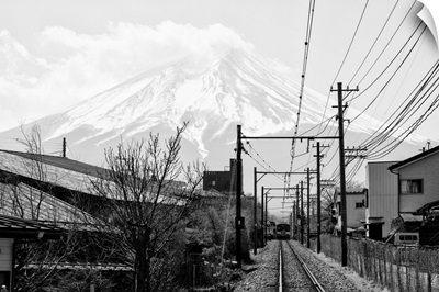 Black And White Japan Collection - On The Way To Mt. Fuji