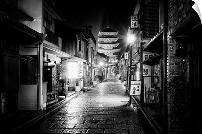 Black And White Japan Collection - Sannen Zaka Street Kyoto