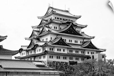 Black And White Japan Collection - White Temple