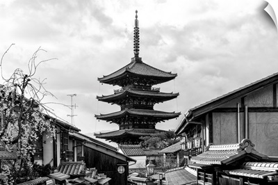 Black And White Japan Collection - Yasaka Pagoda