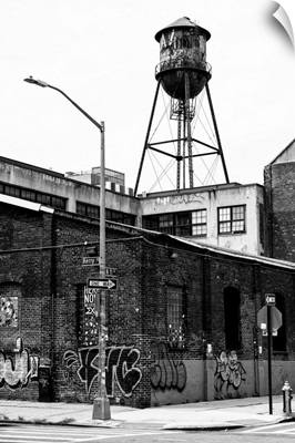 Black And White Manhattan Collection - Brooklyn Water Tank