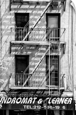 Black And White Manhattan Collection - Building Facade