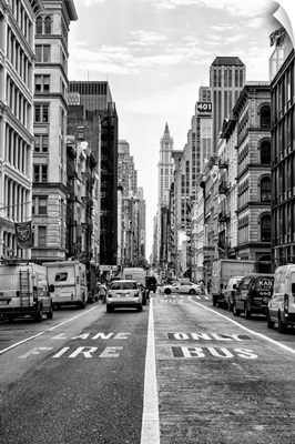 Black And White Manhattan Collection - Fire Lane & Bus Only