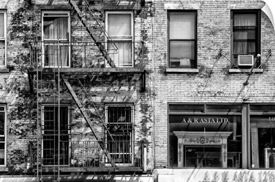 Black And White Manhattan Collection - Old Building Facades