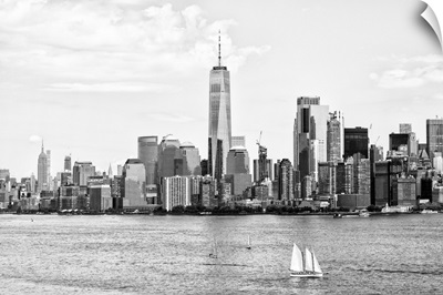 Black And White Manhattan Collection - Skyscrapers Skyline