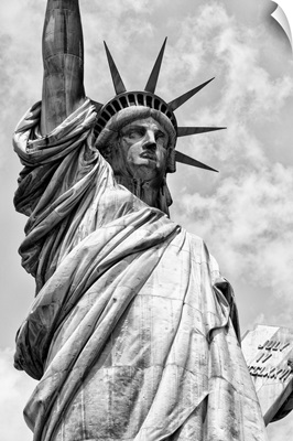 Black And White Manhattan Collection - Statue Of Liberty