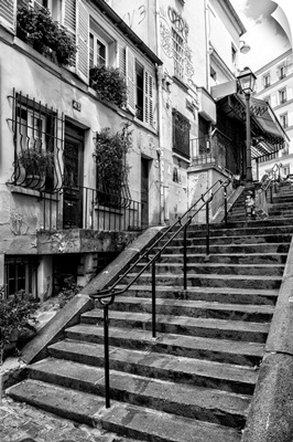 Black And White Montmartre Collection - French Stairs