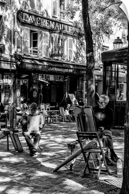 Black And White Montmartre Collection - French Street Painters
