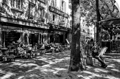 Black And White Montmartre Collection - Place Du Tertre