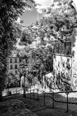 Black And White Montmartre Collection - Staircases
