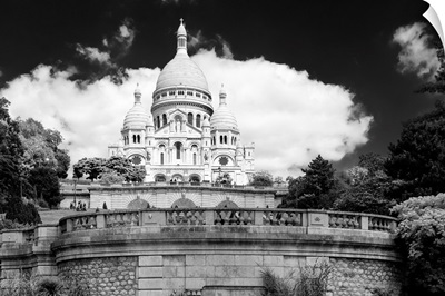 Black And White Montmartre Collection - The Sacre-Coeur Basilica