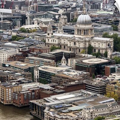 City of London with St. Paul's Cathedral, London