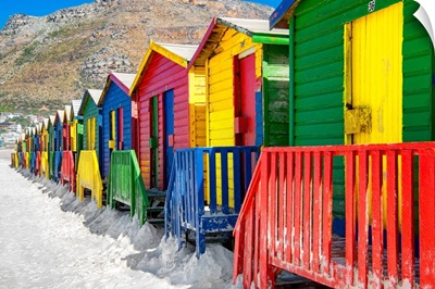 Colorful Beach Huts on Muizenberg IV