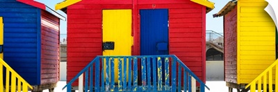 Colorful Beach Huts - Seven Red