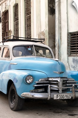Cuba Fuerte Collection - Old Blue Chevrolet in Havana II