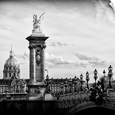 Detail of the Pont Alexandre III, Paris