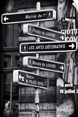 Directional Signs, Paris, France